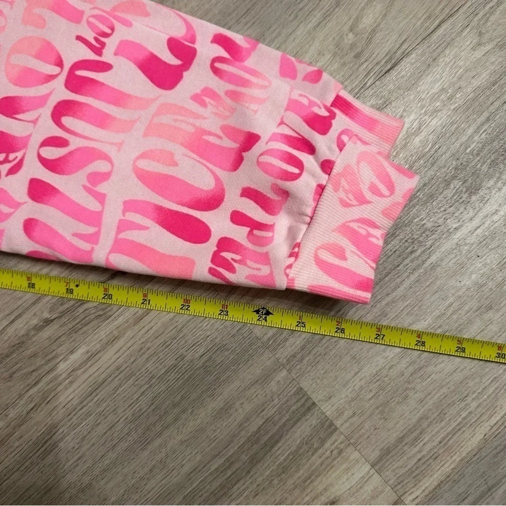 Justice Girls Pink Graphic Fleece Hoodie and Pants Sizes XL